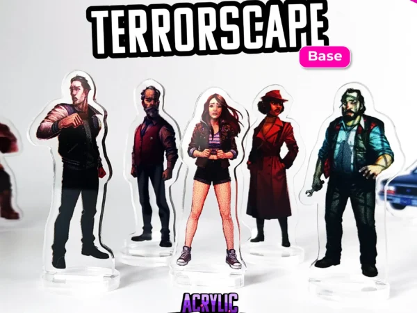 Terrorscape - Standees Acrylic Tokens