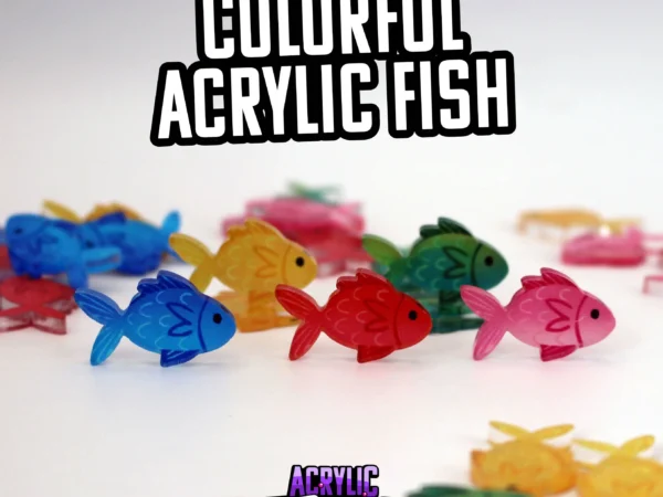 Acrylic Fish Tokens