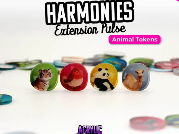 Harmonies Extension Pulse - Animal Tokens - Acrylic Tokens