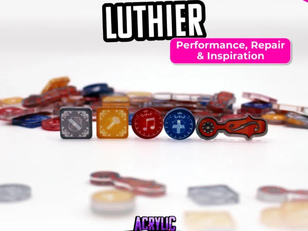 Luthier - Les jetons - Acrylic Tokens